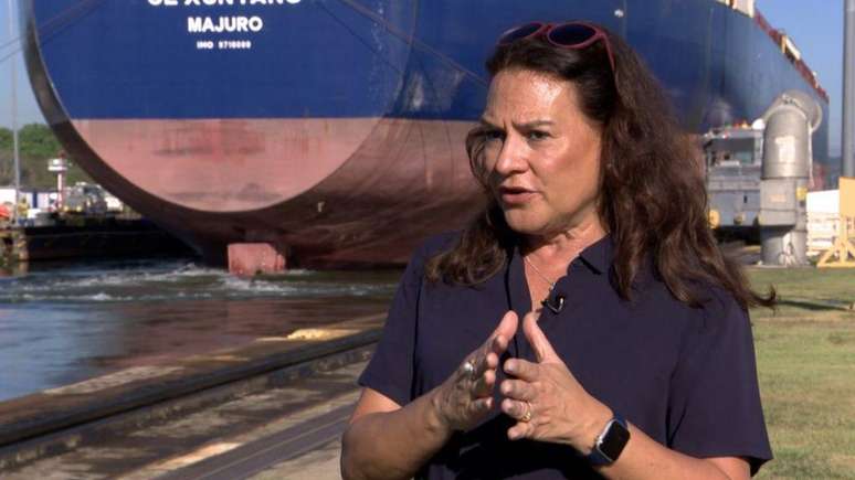 Ilya Espino de Marotta is leading efforts to ensure the canal has enough water to function.