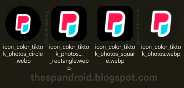 Os ícones e dados encontrados na atualização do TikTok (Imagem: Reprodução/The SPAndroid)