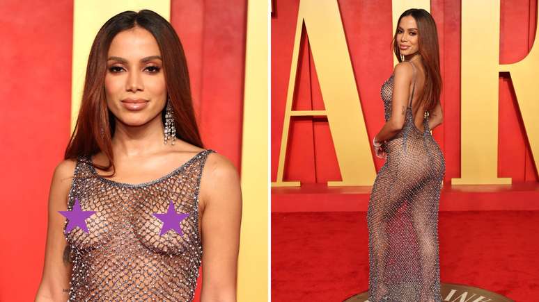 Gianne Albertoni destroys Anitta’s transparent look for the 2024 Oscars