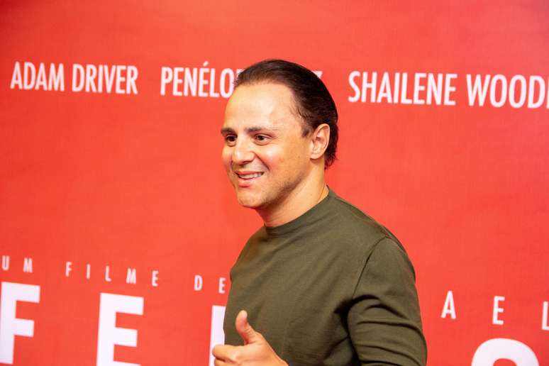 Felipe Massa em pré-estreia do filme Ferrari em São Paulo (20/02/2024)