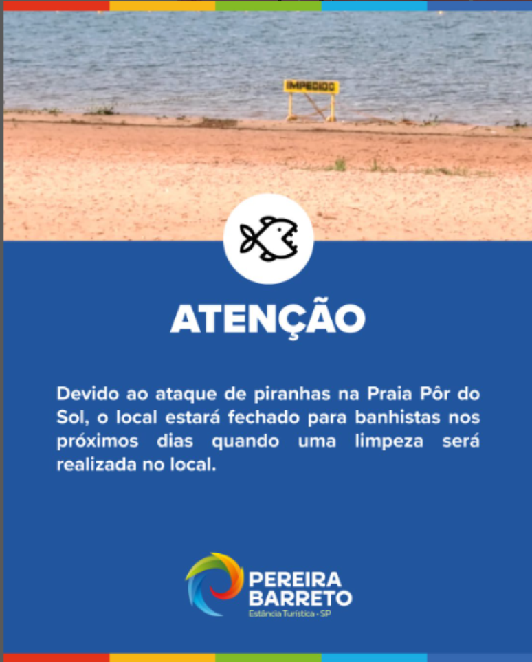 A prefeitura informou que irá manter o local fechado por 30 dias para realizar a limpeza da região