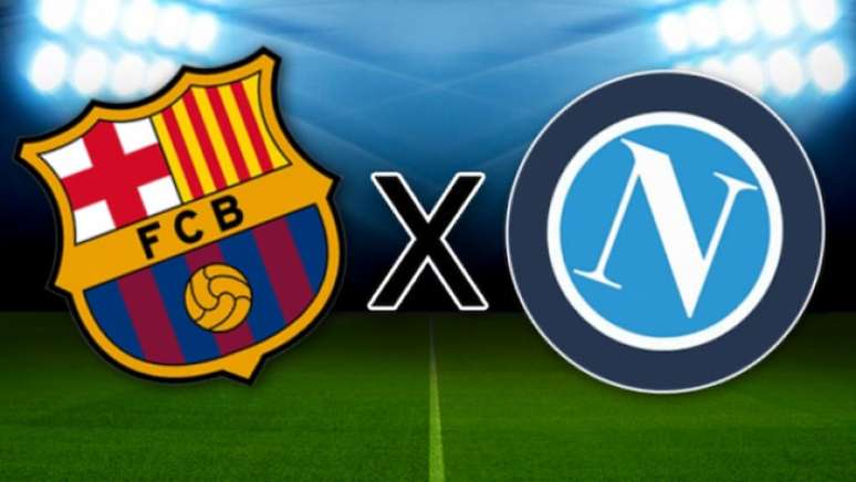 Barcelona e Napoli se enfrentam nesta segunda-feira pela Liga dos Campeões.