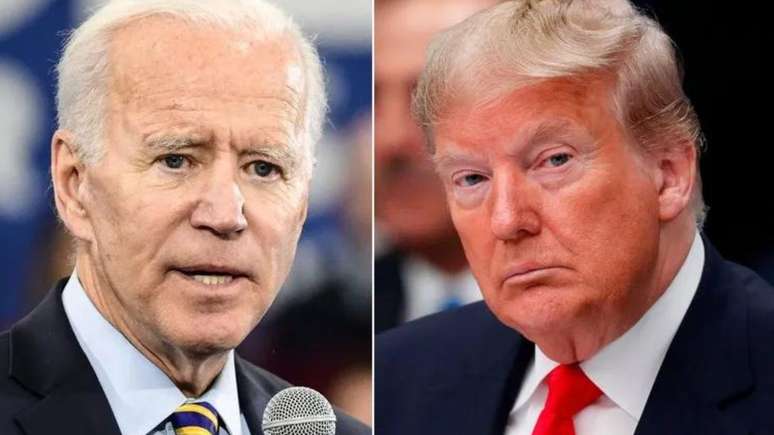 Joe Biden (Democrata) e Donald Trump (Republicano) irão se enfrentar novamente na disputa pela Presidência dos EUA