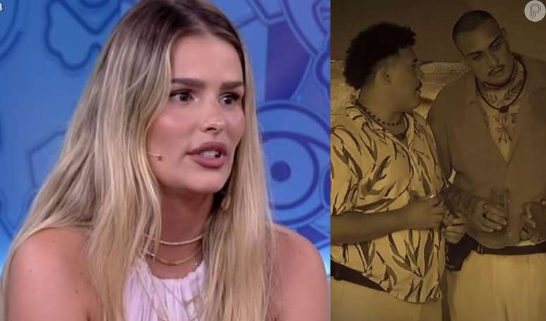 Yasmin Brunet se choca com verdadeira fala de Davi sobre os Camarotes no 'BBB 24'.