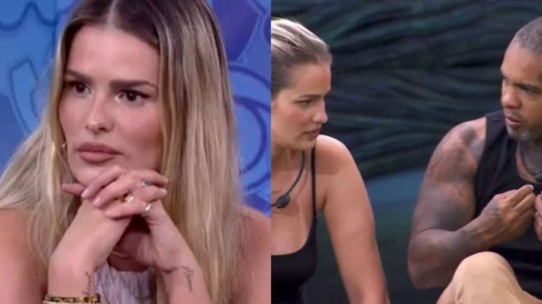 Yasmin e Rodriguinho no 'BBB 24'