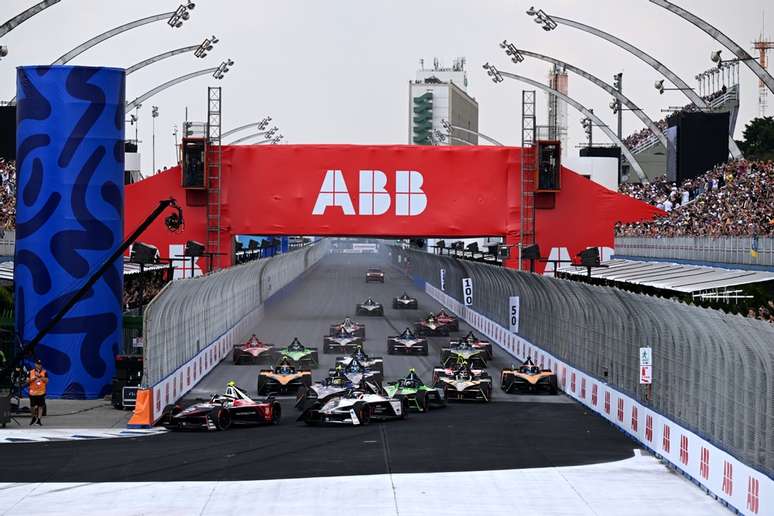 Largada do ePrix de São Paulo de 2023