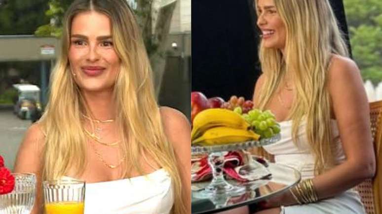 Yasmin Brunet, do 'BBB 24', no 'Mais Você'