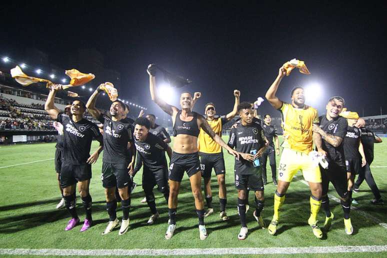 O Botafogo está na fase de grupos da Libertadores 