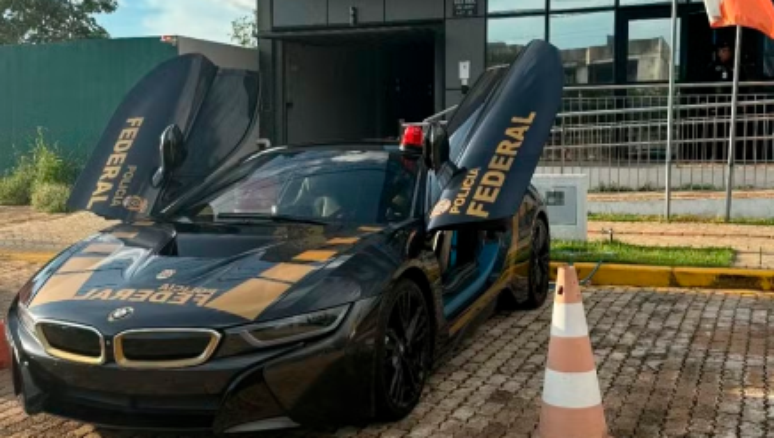 BMW utilizada pela Policia Federal em Tocantins