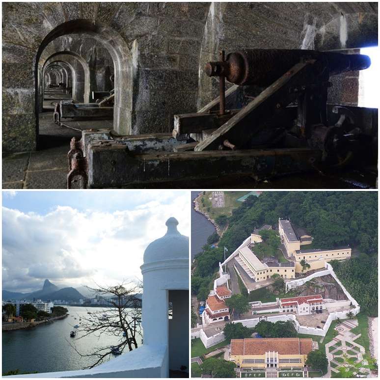 A Fortaleza de São João permite uma viagem ao passado do Rio