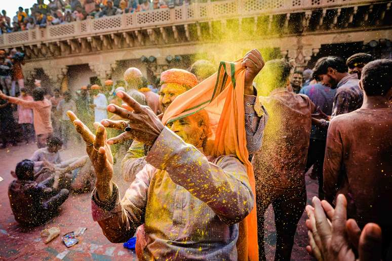 Celebra&ccedil;&otilde;es do Holi em Uttar Pradesh