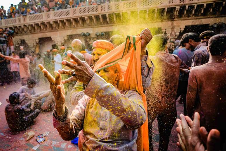 Celebrações do Holi em Uttar Pradesh