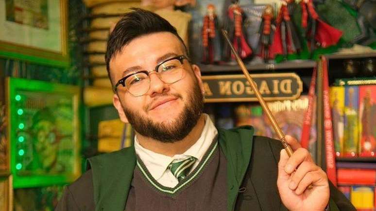 Hector Garcia disse à BBC que fez “amizades duradouras” através da comunidade online de 'Harry Potter'