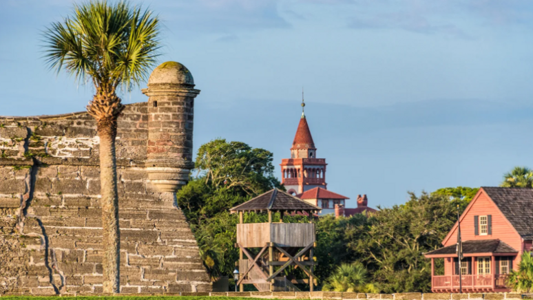 A cidade de Saint Augustine é considerada o assentamento urbano mais antigo dos Estados Unidos