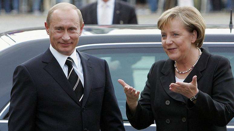 Putin e Angela Merkel