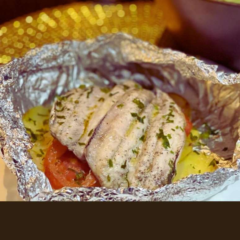 Roast sardines: seasoned, wrapped, baked, ready