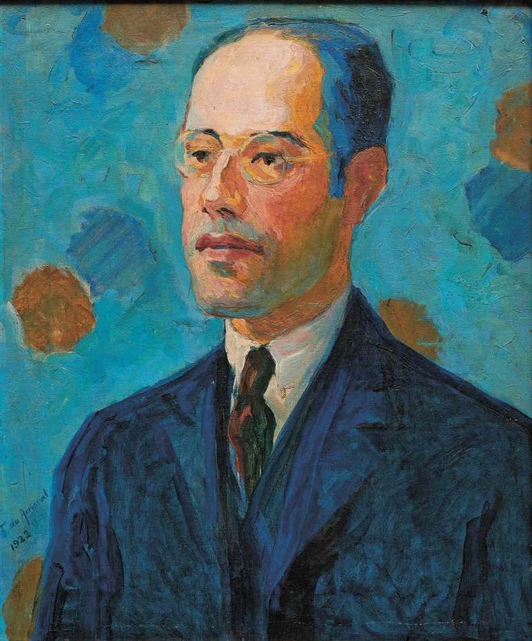 Mário por Tarsila do Amaral, em 1922 