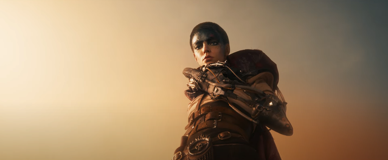 Não tem como não se empolgar com Anya Taylor-Joy transformada em Furiosa (Imagem: Reprodução/Warner Bros)