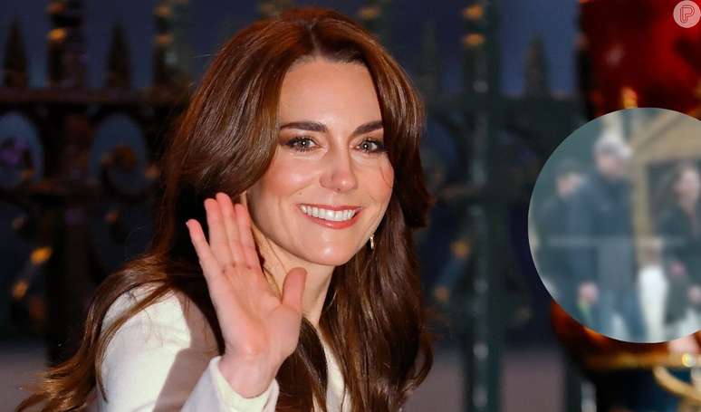 Sumiço de Kate Middleton: Princesa de Gales reaparece em novo flagra e magreza preocupa web.