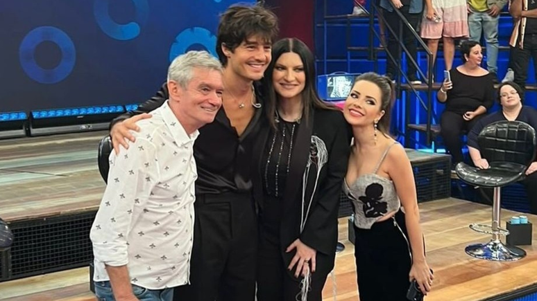 Serginho Groisman, Tiago Iorc, Laura Pausini e Sandy 