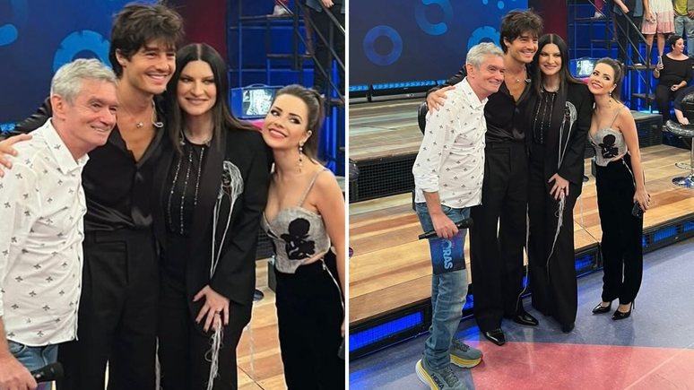 Serginho Groisman, Tiago Iorc, Laura Pausini e Sandy 