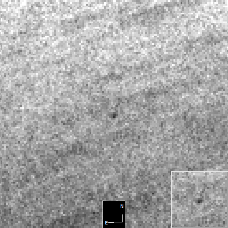 Asteroide 2024 EL4 registrado em 31 imagens empilhadas (Imagem: Reprodução/ESA / PDO)