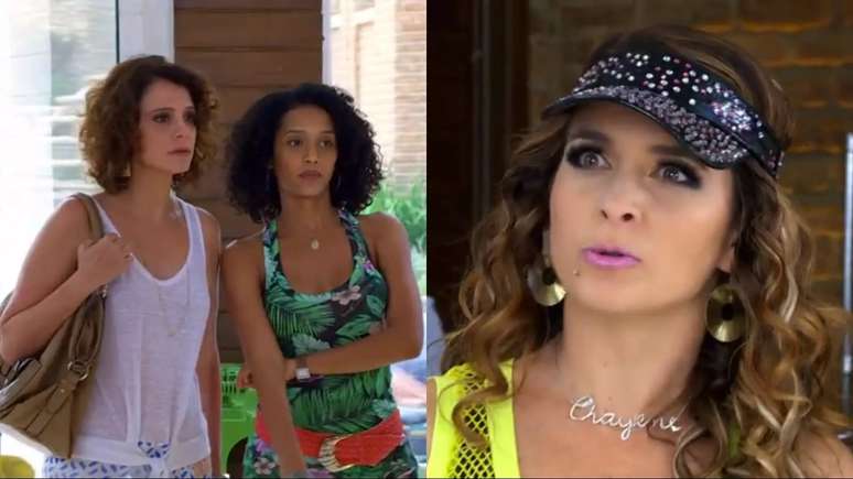 Lygia. Penha, Chayene (Reprodução/Globo)