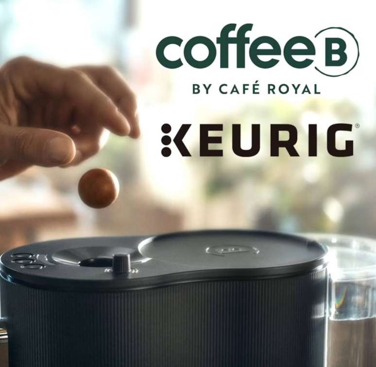 A empresa suiça Migros lançou um conceito ousado que é o café para espresso no formato de esfera, coberto por resina natural: CoffeeB by Café Royal