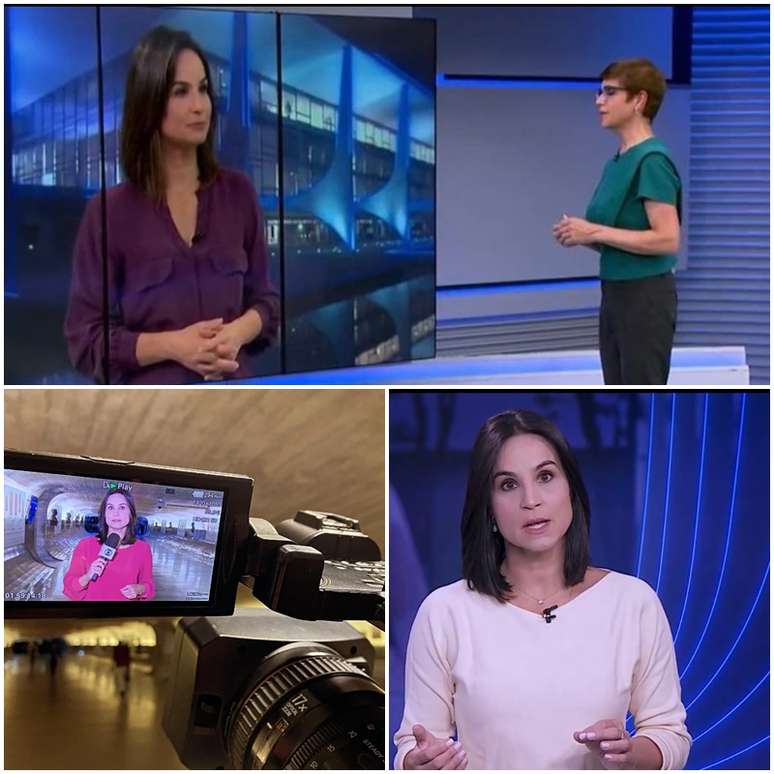 A repórter cumpriu diferentes funções na Globo, inclusive comentarista de política no 'JG'