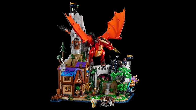Conjunto LEGO inspirado em Dungeons & Dragons possui 3.745 peças