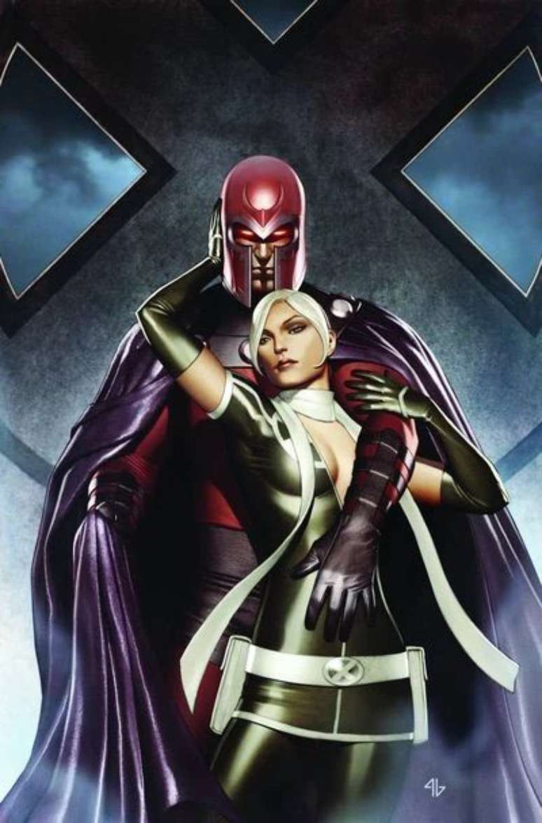 Magneto e Vampira nas HQs (Imagem: Marvel Comics)