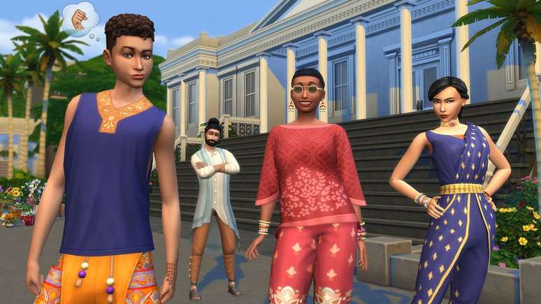 Os personagens de The Sims ganharão vida no novo filme de Margot Robbie. (Divulgação/EA Games)