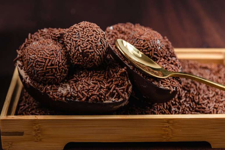 Ovo de Páscoa de brigadeiro