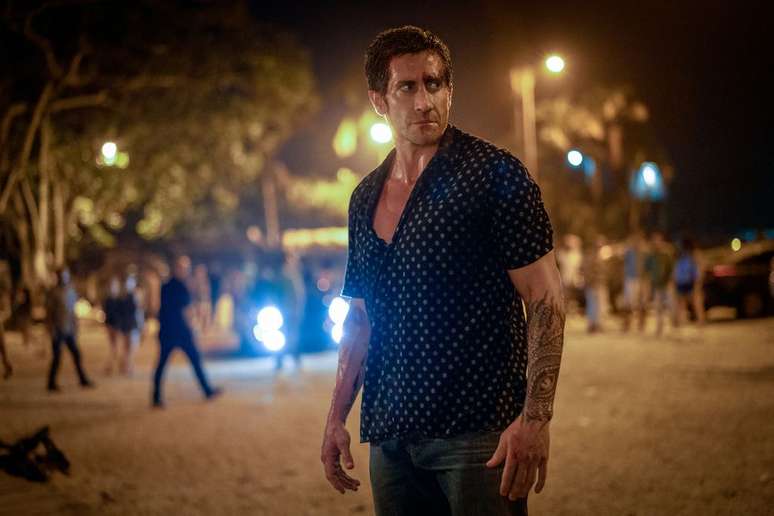 Jake Gyllenhaal é Elwood Dalton em Matador de Aluguel (Imagem: Divulgação/Prime Video)