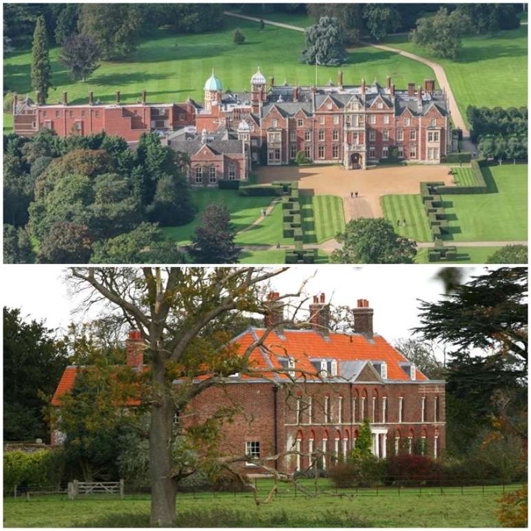 Longe de Londres, Anmer Hall é uma grande propriedade perto de onde vivem os parentes da princesa Diana