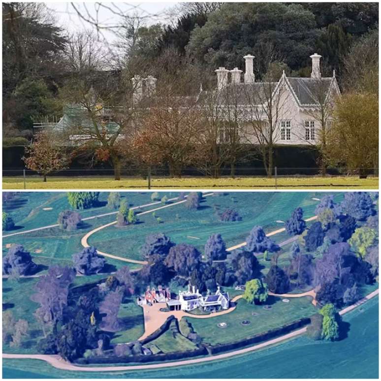 Adelaide Cottage fica ao lado do Castelo de Windsor, onde a princesa Kate gravou o vídeo em que comunicou tratar um câncer