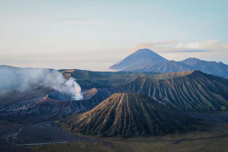 It is possible to climb Mount Bromo and see the crater up close