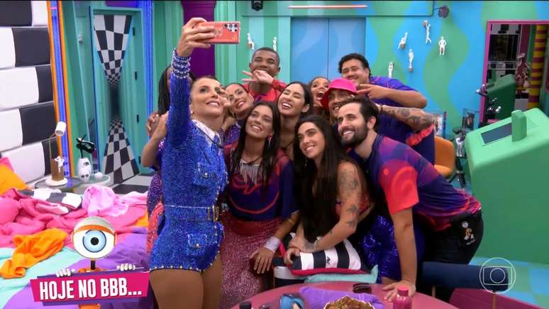 Ivete Sangalo agitou o BBB na &uacute;ltima sexta, 22