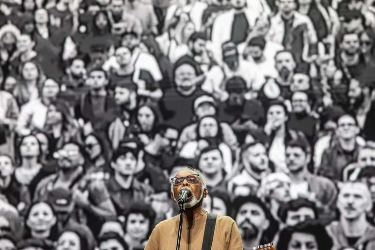 Show de Gilberto Gil no Lollapalooza Brasil 2024 no domingo, 24 de março.  