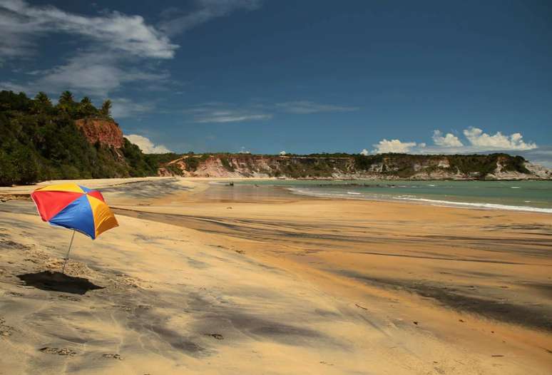 Praia de Juacema, entre Espelho e Caraíva 