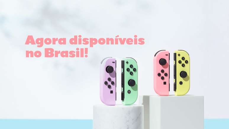 Novas cores de Joy-Con chegam ao Brasil por R$ 459 (Imagem: Divulgação/Nintendo)