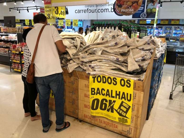 No Carrefour, o prazo para as compras de Páscoa é de até seis vezes sem juros e no cartão da própria loja