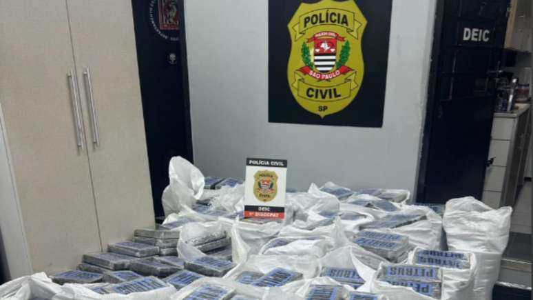 Polícia Civil faz apreensão histórica de cocaína na Baixada Santista