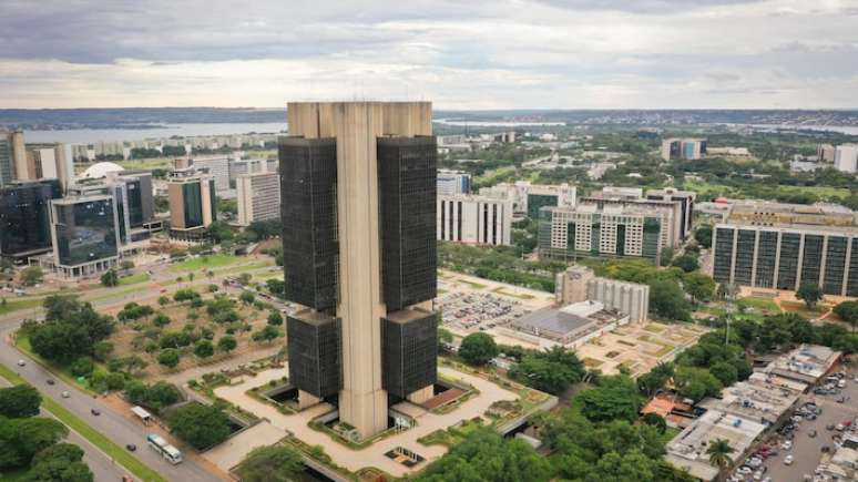 Fachada do Banco Central, em Brasilia.