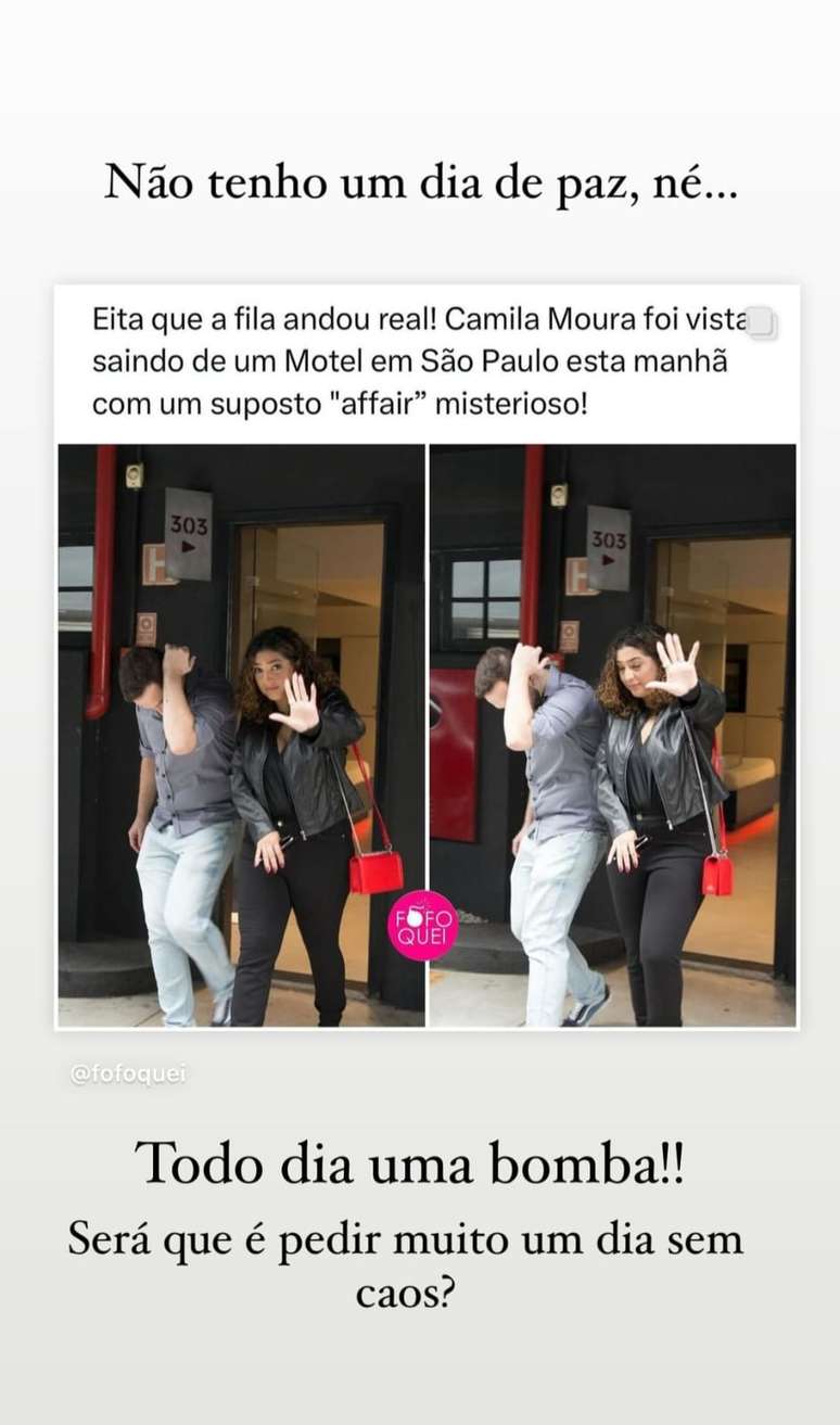Camila fala sobre exposição nas redes sociais