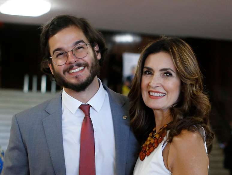 Túlio Gadêlha e Fatima Bernardes em Brasília, em 2019.