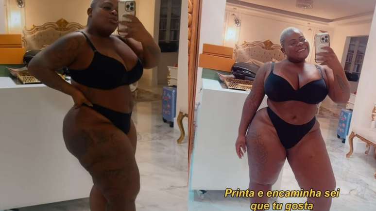 Jojo Todynho shows off his body and reveals his current weight