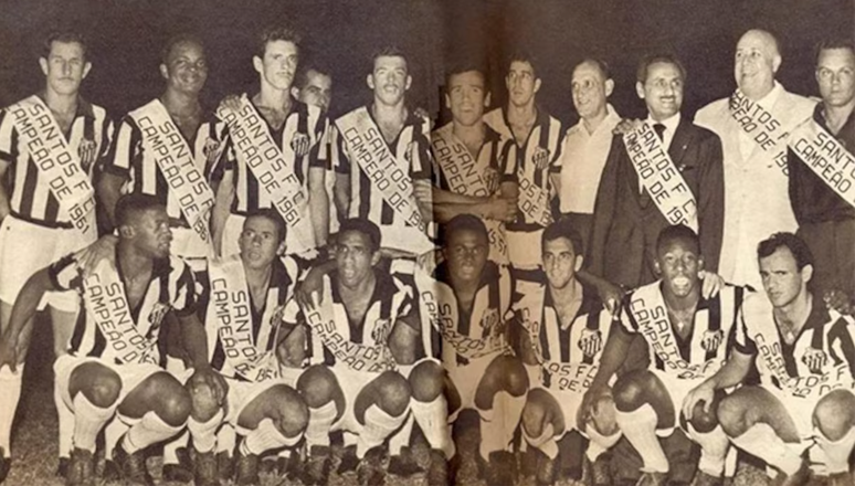 Santos de Pelé venceu, em 1961, o segundo de uma série de três títulos paulistas consecutivos