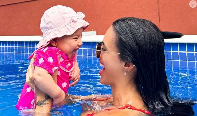 Does Mavie support Palmeiras?  Neymar’s daughter shows up wearing the shirt of a Santos rival, causes controversy and Bruna Biancardi takes action