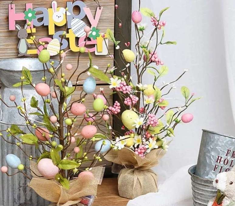 Easter trees: the decoration combines delicacy and celebration